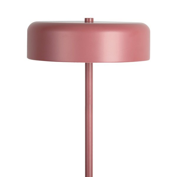 Vínovočervená stojacia lampa s kovovým tienidlom (výška  140 cm) Riqueza Palo – Leitmotiv-image-2