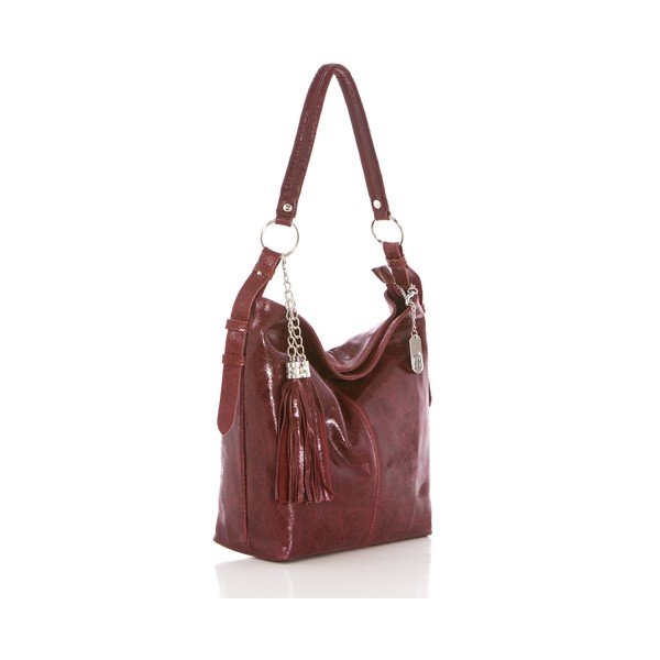Kožená kabelka Hobo Bordeaux-image-2