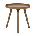 Okrúhly odkladací stolík ø 41 cm Sasha – WOOOD