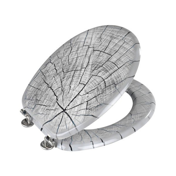 WC sedadlo Wenko Wood, 42,5 x 37 cm-image-1