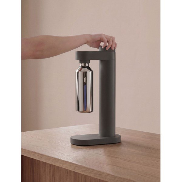 Fľaša k výrobníku sódy z nehrdzavejúcej ocele v striebornej farbe Brus – Stelton-image-3