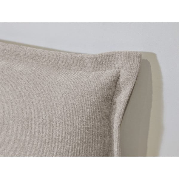 Svetlosivá/prírodná dvojlôžková posteľ s roštom 180x200 cm Charlie – Bobochic Paris-image-3