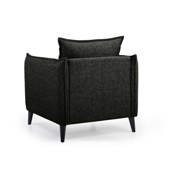 Černé kreslo Scandic Leo-image-2