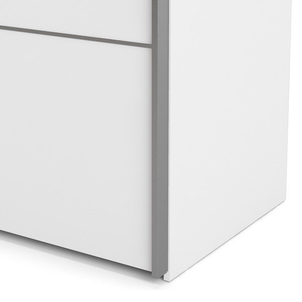 Biela šatníková skriňa Tvilum Verona, 182 x 202 cm-image-1