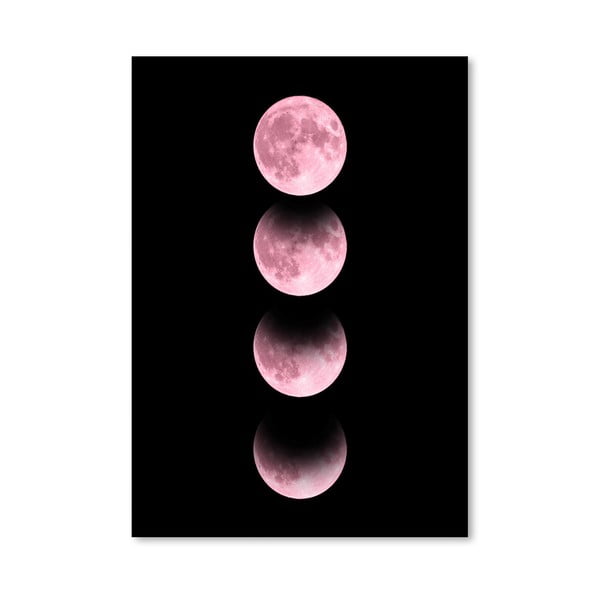 Plagát Americanflat Pink Moon, 30 × 42 cm