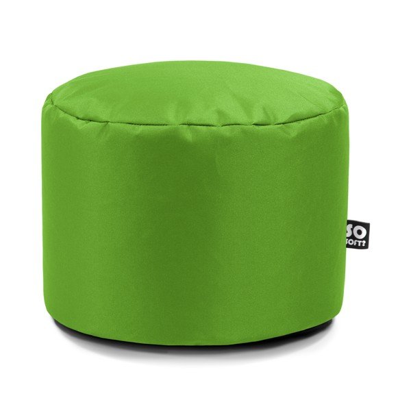 Zelený detský sedací vak Dot M – So Soft?