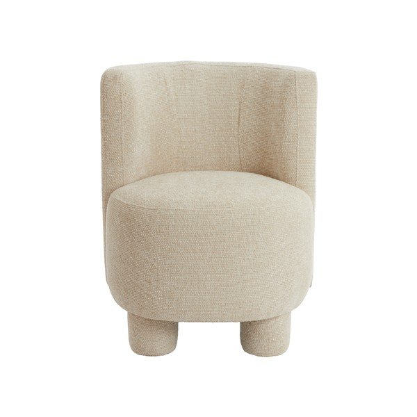 Krémové kreslo Kamova – Light & Living