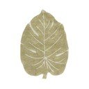 Kaki prateľný ručne tkaný bavlnený detský koberec 75x100 cm Mini Monstera Olive – Lorena Canals