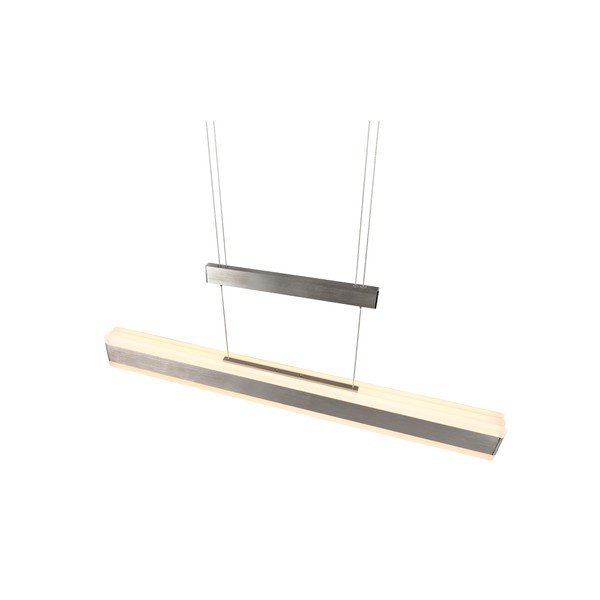 LED závesné svietidlo v matne striebornej farbe s kovovým tienidlom Arcola – Trio-image-4