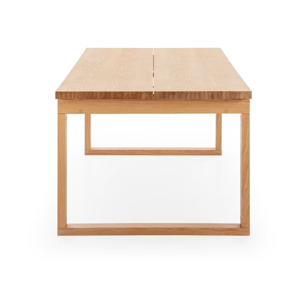 Jedálenský stôl s doskou v dubovom dekore 100x220 cm Rina – Marckeric-image-2