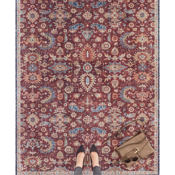 Vínovočervený koberec Nouristan Vivana, 120 x 160 cm-image-3