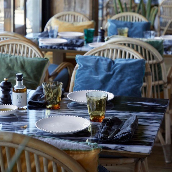 Biely kameninový dezertný tanier Costa Nova Pearl, ⌀ 22 cm-image-2