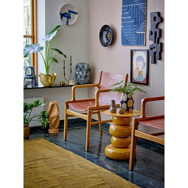 Kovový okrúhly odkladací stolík ø 41 cm Olonne – Bloomingville-image-2