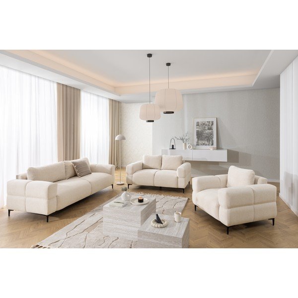 Krémovobiela pohovka 217 cm Helio – Ropez-image-1