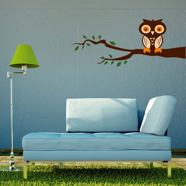 Nástenná samolepka Owl Branch