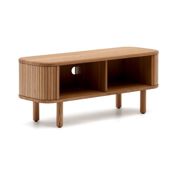 TV stolík v dekore jaseňa v prírodnej farbe 120x50x40 cm Mailen – Kave Home-image-3