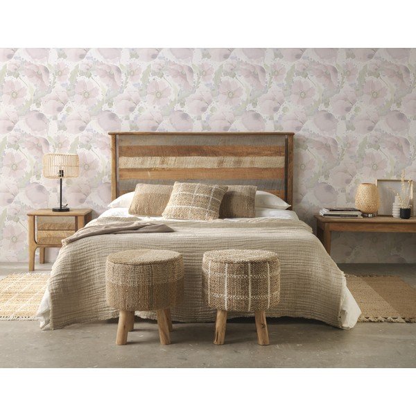 Nočný stolík z mangového dreva v prírodnej farbe Bella – Geese-image-1