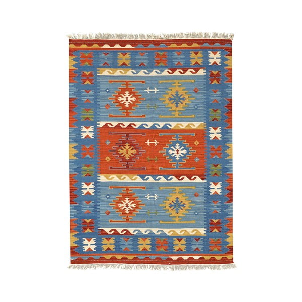 Ručne tkaný koberec Bakero Kilim Classic Mix, 125 × 185 cm