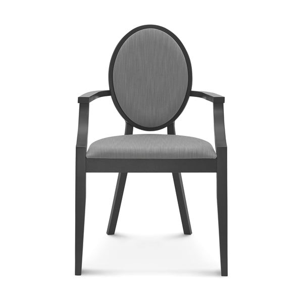 Čierna drevená stolička Fameg Susanne