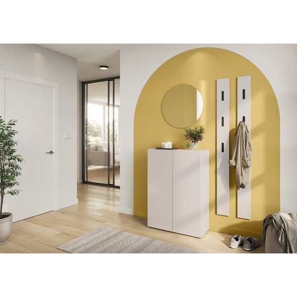 Krémová skrinka v dekore duba 74x105x33 cm Alviano – Germania-image-4