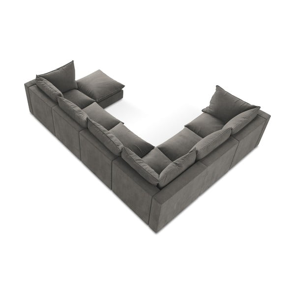 Tmavosivá rohová pohovka (ľavý roh/do tvaru "U") Manao – Makamii-image-3