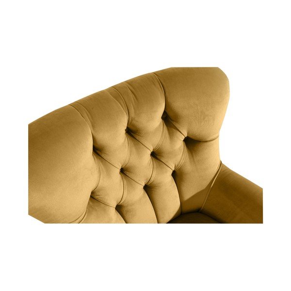 Žlté kreslo Max Winzer Brandon Suede-image-2