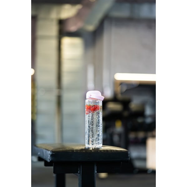 Ružová sklenená fľaša 540 ml Fuori – Vialli Design-image-4