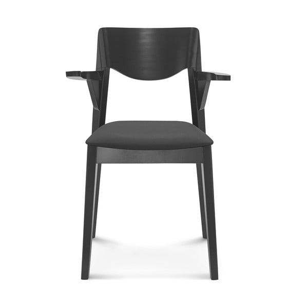 Čierna drevená stolička Fameg Ingred