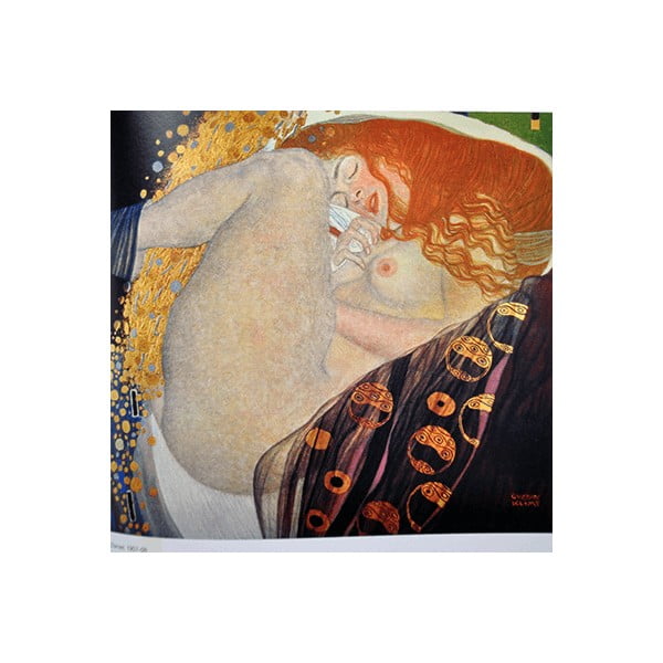 Obraz Gustav Klimt - Danae, 40x40 cm