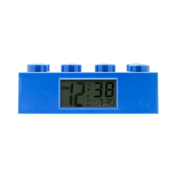 Modré hodiny s budíkom LEGO® Brick-image-3