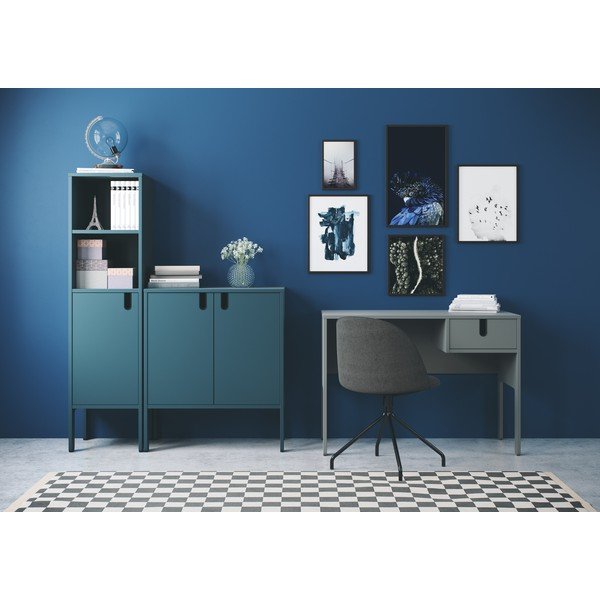 Sivý pracovný stôl Tenzo Uno-image-1