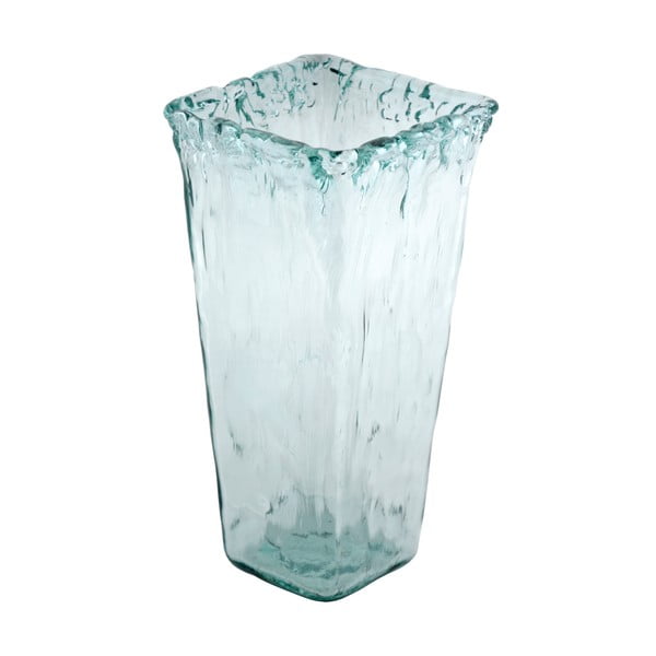 Sklenená váza z recyklovaného skla Ego Dekor Pandora Authentic, výška 40 cm