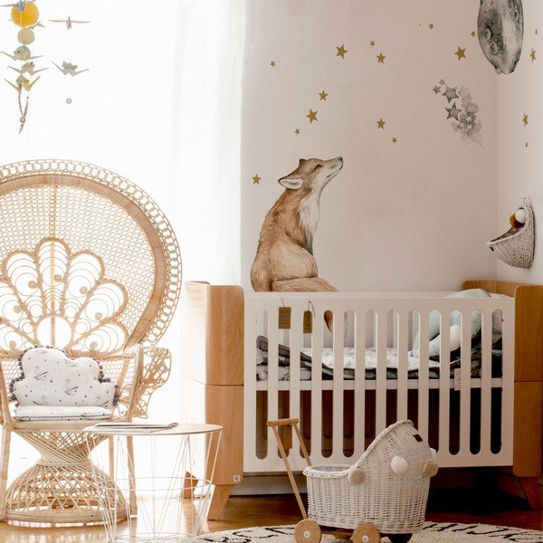Nástenná samolepka s líškou Dekornik Mr. Fox-image-1