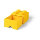 Žltý úložný box so zásuvkou LEGO®