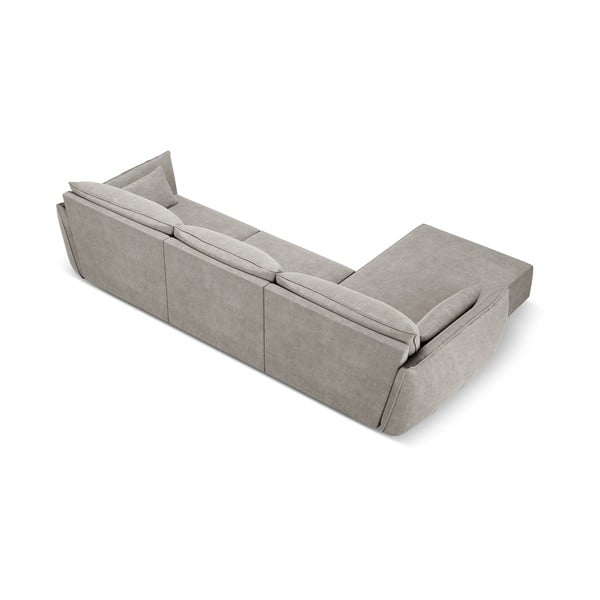 Svetlosivá rohová pohovka (ľavý roh) Vanda - Mazzini Sofas-image-3