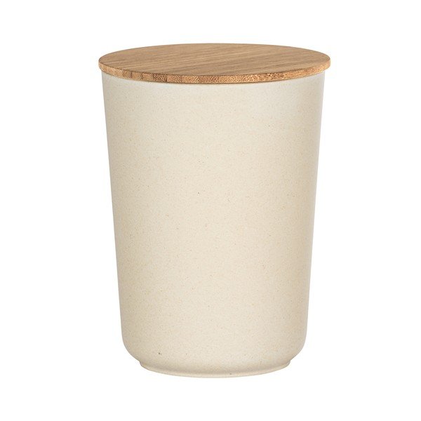 Béžový úložný box s bambusovým vekom Wenko Bondy, 700 ml-image-2