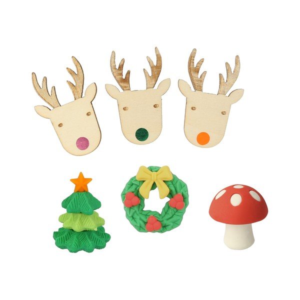 Vianočné crackery v súprave 6 ks Reindeers in Jumpers – Meri Meri-image-2
