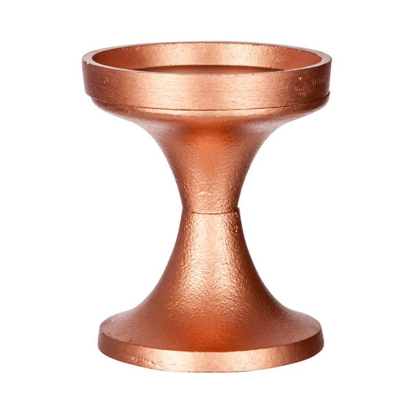 Stojan na sviečku J-Line Metal Copper, 12 cm