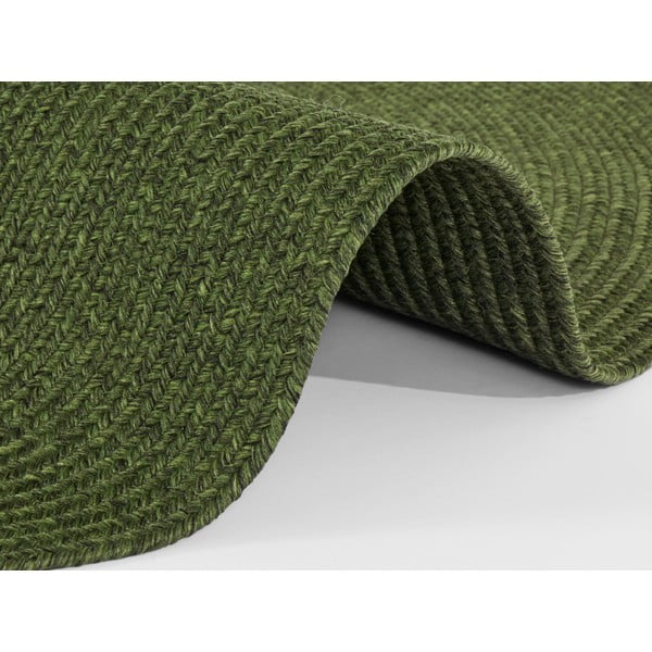 Zelený okrúhly vonkajší koberec ø 200 cm - NORTHRUGS-image-2