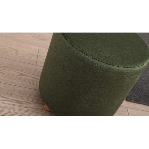 Tmavozelený taburet Begon – Balcab Home-image-3