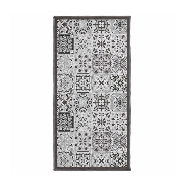 Sivý prateľný behúň 50x120 cm Persane – douceur d'intérieur