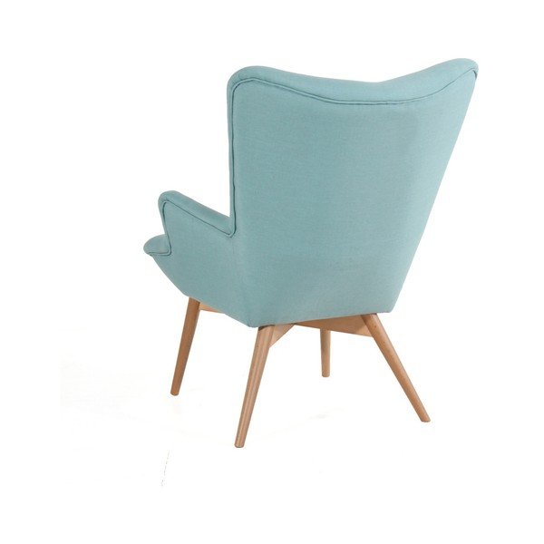 Tyrkysovomodré kreslo Max Winzer Aiko-image-3