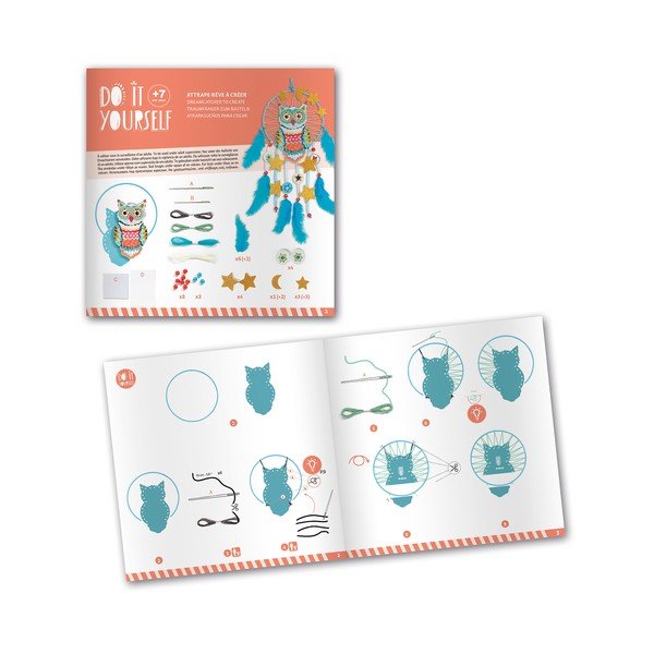 Set na výrobu strážcu snov Djeco Owl-image-1
