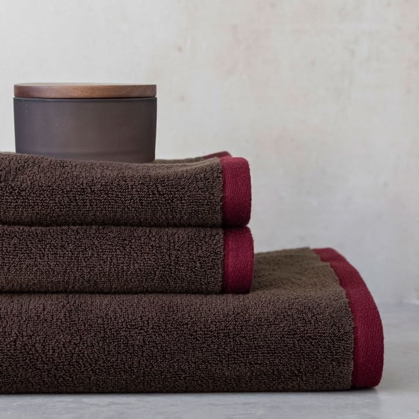 Hnedá froté osuška z Bio bavlny 70x133 cm Soft – Mette Ditmer Denmark-image-3