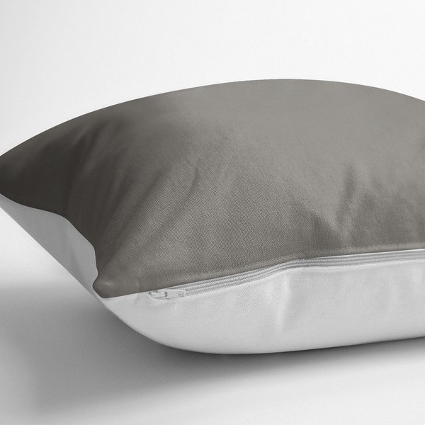 Sivá obliečka na vankúš s prímesou bavlny Minimalist Cushion Covers Fluffy, 70 x 70 cm-image-1