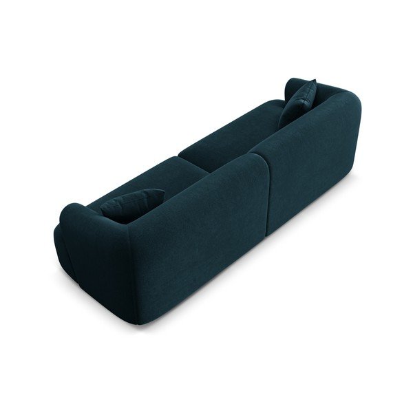 Zamatová pohovka v petrolejovej farbe 255 cm Campi – Cosmopolitan Design-image-4