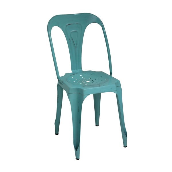 Kovová stolička Turquoise Metal