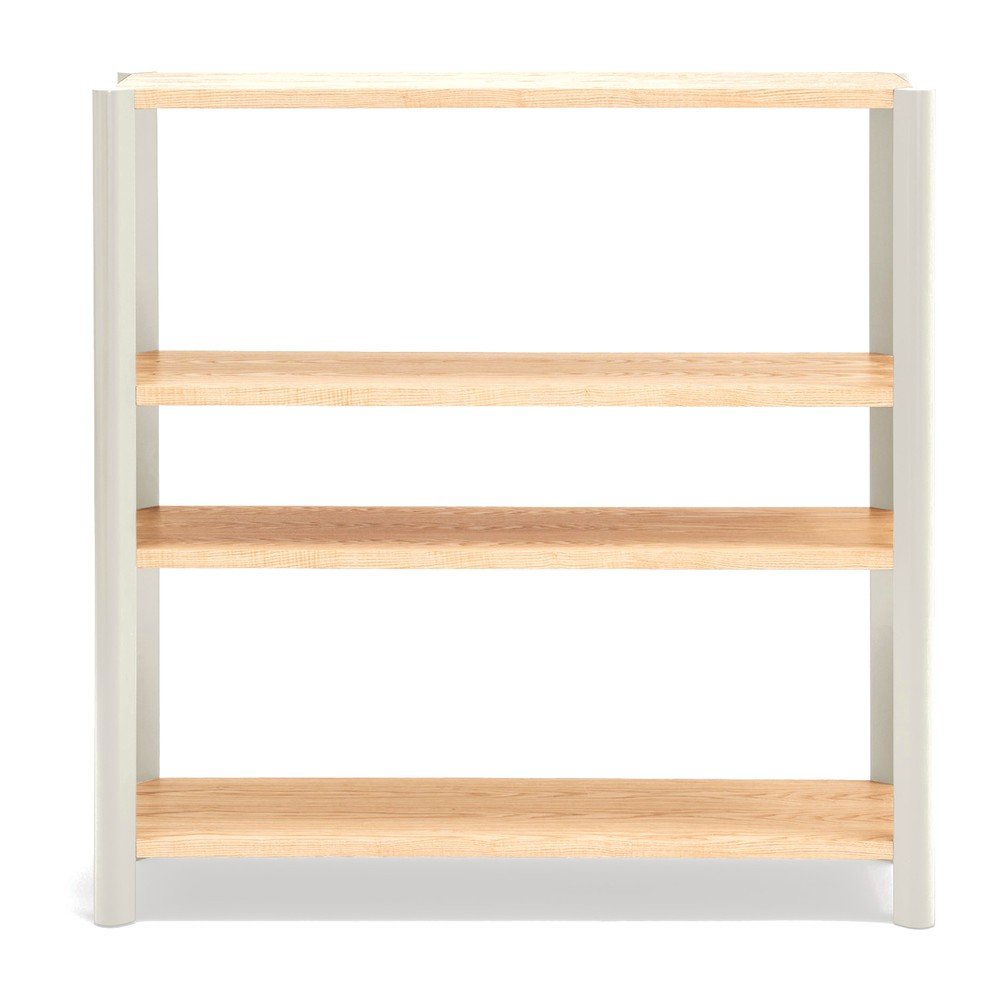 E-shop Krémový/v svetloprírodnej farbe regál v dekore duba 126x128x43 cm Bona – Teulat