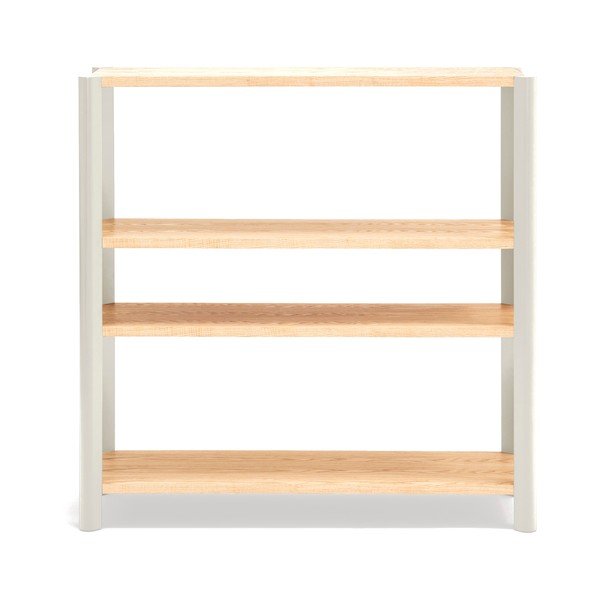 Krémový/v svetloprírodnej farbe regál v dekore duba 126x128x43 cm Bona – Teulat