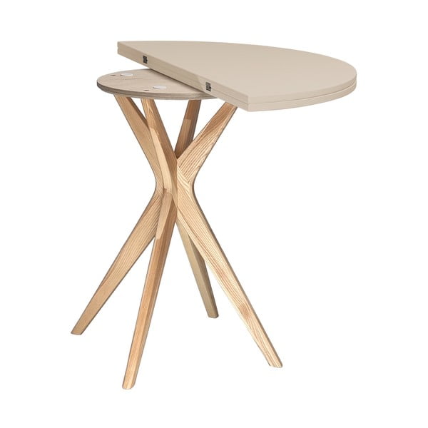 Okrúhly rozkladací jedálenský stôl 45x90 cm Jubi – Ragaba-image-3